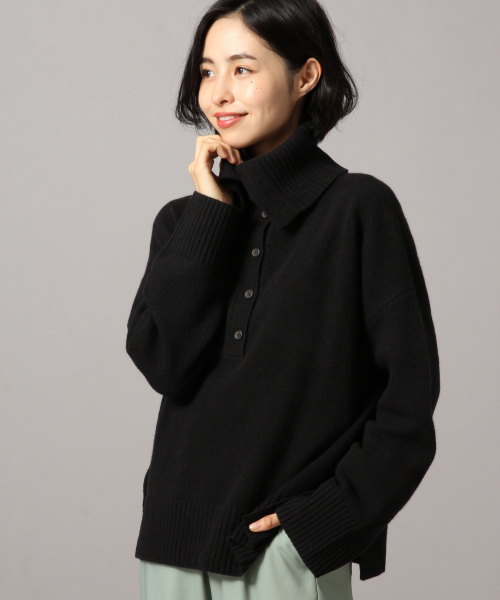 LOWRYS FARM(ローリーズファーム)の「イタリー2WAYプルオーバー 840680(ニット/セーター・レディース・ブラック/グレー/ブラウン/カーキ・FREE)」の12枚目の写真