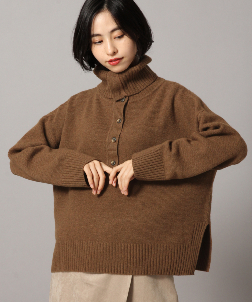 LOWRYS FARM(ローリーズファーム)の「イタリー2WAYプルオーバー 840680(ニット/セーター・レディース・ブラック/グレー/ブラウン/カーキ・FREE)」の13枚目の写真