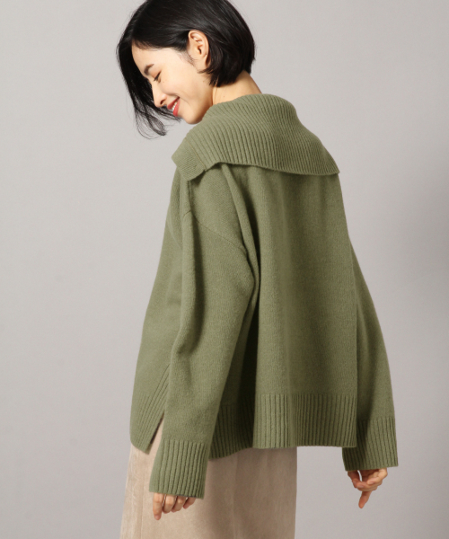 LOWRYS FARM(ローリーズファーム)の「イタリー2WAYプルオーバー 840680(ニット/セーター・レディース・ブラック/グレー/ブラウン/カーキ・FREE)」の15枚目の写真