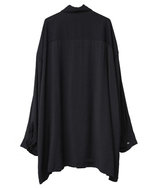 CLANE(クラネ)の「クラネ オム CLANE HOMME / オーバーサイズシャツ OVER SIZE SHIRT(シャツ/ブラウス・メンズ・ホワイト/ブラック・2/1)」の12枚目の写真