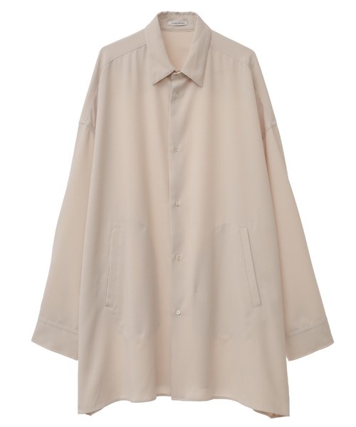 CLANE(クラネ)の「クラネ オム CLANE HOMME / オーバーサイズシャツ OVER SIZE SHIRT(シャツ/ブラウス・メンズ・ホワイト/ブラック・2/1)」の5枚目の写真
