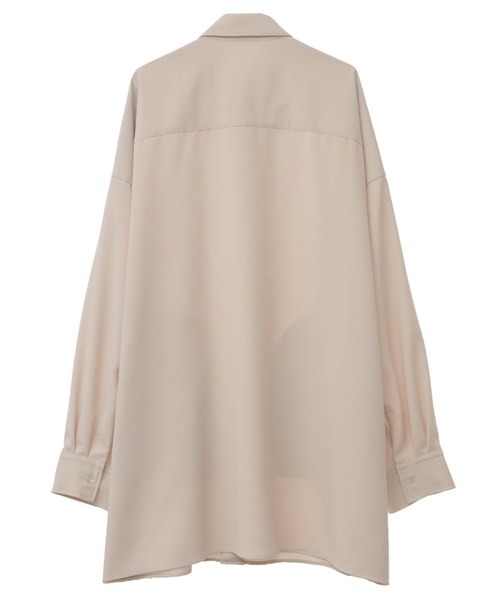 CLANE(クラネ)の「クラネ オム CLANE HOMME / オーバーサイズシャツ OVER SIZE SHIRT(シャツ/ブラウス・メンズ・ホワイト/ブラック・2/1)」の6枚目の写真