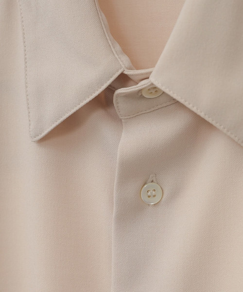 CLANE(クラネ)の「クラネ オム CLANE HOMME / オーバーサイズシャツ OVER SIZE SHIRT(シャツ/ブラウス・メンズ・ホワイト/ブラック・2/1)」の7枚目の写真