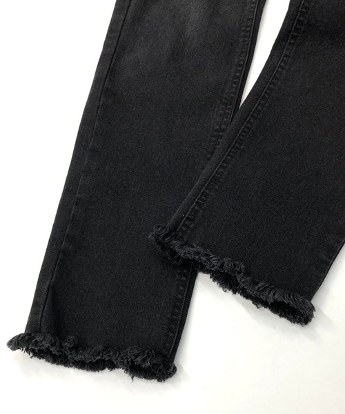 JILL BLAZE（ジルブレイズ）の「10オンス ストレッチデニム / ダメージ キャロット スキニー デニム パンツ（デニムパンツ・メンズ・ブラック/インディゴブルー/ライトインディゴブルー・M/L/LL）」の9枚目の写真