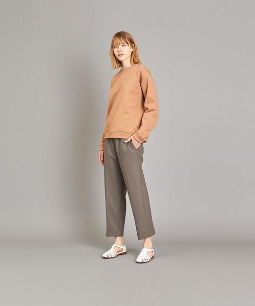美品 ダブルクロスクロップドテーパードパンツ steven alan (2623