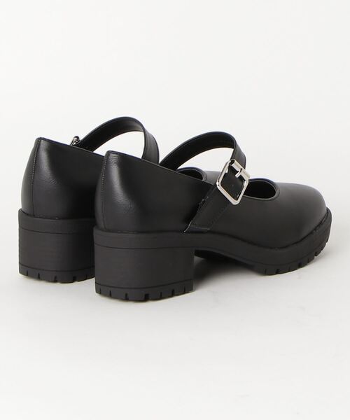 AAA+（サンエープラス）の「AAA / 厚底チャンキーヒールメリージェーンパンプス(3582)　厚底軽量タンクソール（ドレスシューズ・レディース・ブラック/ブラック系その他/ダークブラウン/アイボリー・38/36/37/40/39/35/41/42）」の5枚目の写真