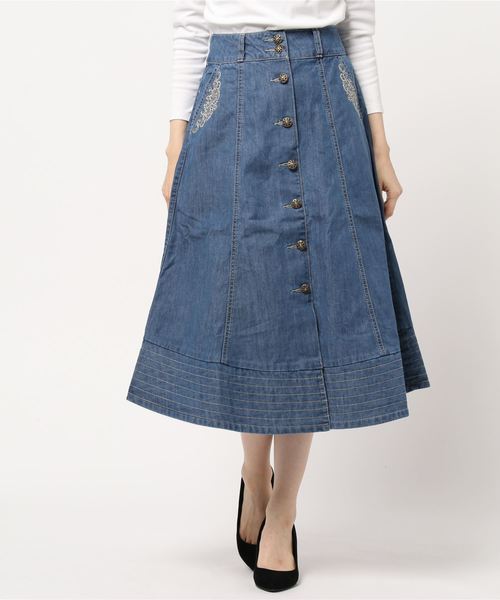 ADEAM スカート　タグ、ボタン付き 新品未使用タグ付き OTTO collection オットーコレクション
