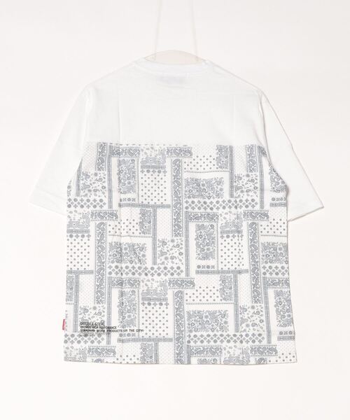 DOUBLE STEAL(ダブルスティール)の「Back Fabric Tee(Tシャツ/カットソー・メンズ・ブラック系その他2/ホワイト系その他2/ホワイト系その他/ブラック系その他・LARGE/MEDIUM/X-LARGE)」の5枚目の写真