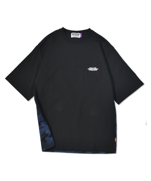 DOUBLE STEAL(ダブルスティール)の「Back Fabric Tee(Tシャツ/カットソー・メンズ・ブラック系その他2/ホワイト系その他2/ホワイト系その他/ブラック系その他・LARGE/MEDIUM/X-LARGE)」の16枚目の写真