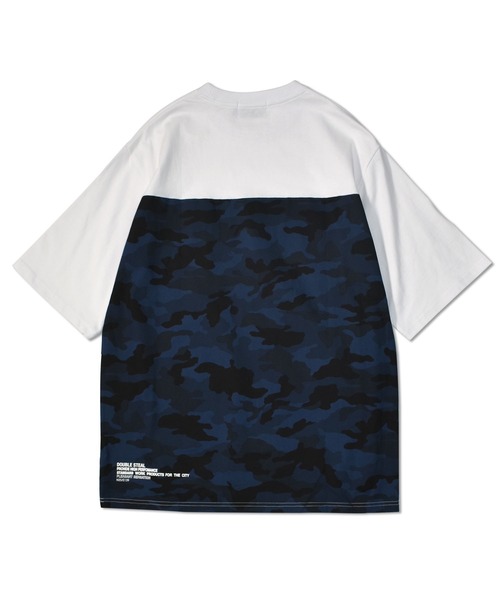 DOUBLE STEAL(ダブルスティール)の「Back Fabric Tee(Tシャツ/カットソー・メンズ・ブラック系その他2/ホワイト系その他2/ホワイト系その他/ブラック系その他・LARGE/MEDIUM/X-LARGE)」の20枚目の写真