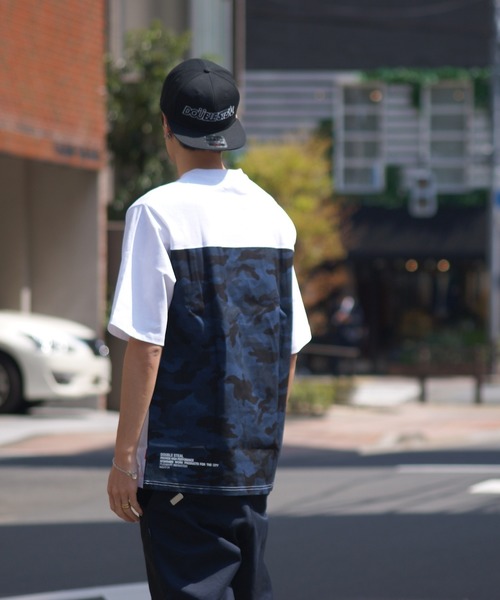 DOUBLE STEAL(ダブルスティール)の「Back Fabric Tee(Tシャツ/カットソー・メンズ・ブラック系その他2/ホワイト系その他2/ホワイト系その他/ブラック系その他・LARGE/MEDIUM/X-LARGE)」の14枚目の写真