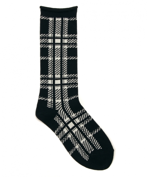 Another Edition(アナザーエディション)の「AE CHK SKS◆(ソックス/靴下・レディース・ホワイト/レッド/ネイビー・フリー)」の1枚目の写真