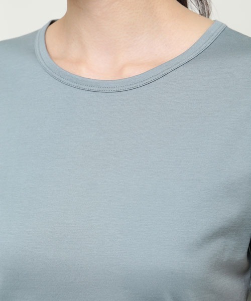 SUNSPEL（サンスペル）の「SUNSPEL / WOMEN’S Q82 PLAIN（Tシャツ/カットソー・レディース・ブラウン/ピンク/セージグリーン/チェリーレッド・1/2）」の22枚目の写真