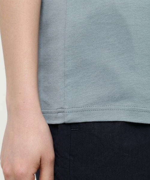 SUNSPEL（サンスペル）の「SUNSPEL / WOMEN’S Q82 PLAIN（Tシャツ/カットソー・レディース・ブラウン/ピンク/セージグリーン/チェリーレッド・1/2）」の20枚目の写真