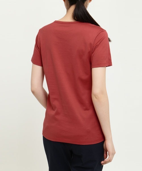 SUNSPEL（サンスペル）の「SUNSPEL / WOMEN’S Q82 PLAIN（Tシャツ/カットソー・レディース・ブラウン/ピンク/セージグリーン/チェリーレッド・1/2）」の13枚目の写真