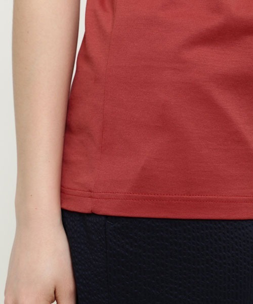 SUNSPEL（サンスペル）の「SUNSPEL / WOMEN’S Q82 PLAIN（Tシャツ/カットソー・レディース・ブラウン/ピンク/セージグリーン/チェリーレッド・1/2）」の9枚目の写真