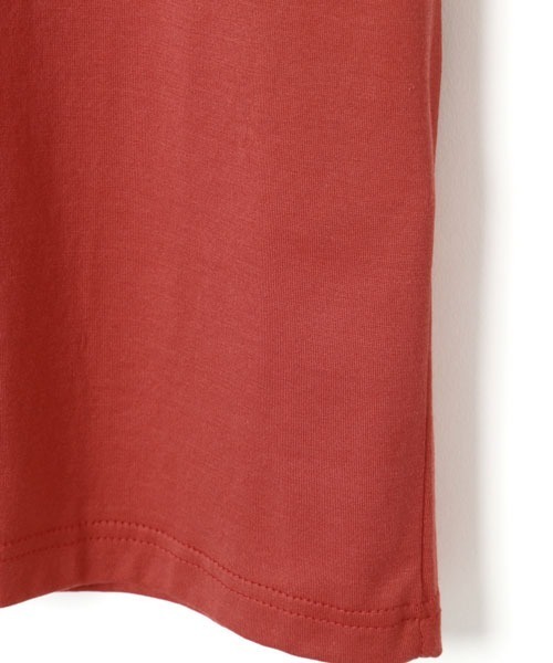 SUNSPEL（サンスペル）の「SUNSPEL / WOMEN’S Q82 PLAIN（Tシャツ/カットソー・レディース・ブラウン/ピンク/セージグリーン/チェリーレッド・1/2）」の6枚目の写真