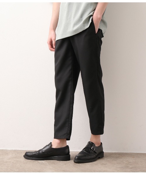 JUNRED(ジュンレッド)の「TRシャンブレードライスリムパンツ(その他パンツ・メンズ・グレー/ブラウン系その他/ブラック・LL/S/M/L)」の2枚目の写真