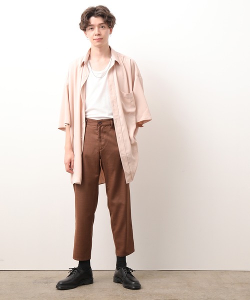 JUNRED(ジュンレッド)の「TRシャンブレードライスリムパンツ(その他パンツ・メンズ・グレー/ブラウン系その他/ブラック・LL/S/M/L)」の6枚目の写真