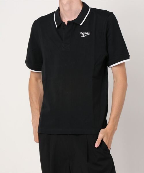 Reebok(リーボック)の「クラシックス ポロ シャツ / Classics Polo Shirt(ポロシャツ・メンズ・ホワイト/ネイビー/ブラック・XX-LARGE/MEDIUM/SMALL/X-LARGE/LARGE/X-SMALL)」の1枚目の写真