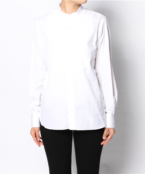 ≪しろぽん≫DRAWER ドゥロワー ブラウス drawer ドゥロワー フリルブラウス