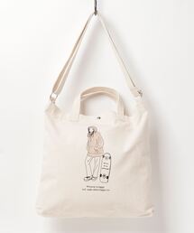 WEGO | WEGO/2wayキャンバスショルダーバッグ/トートバッグ(トートバッグ)