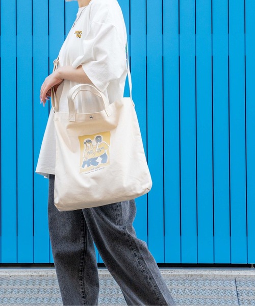 WEGO（ウィゴー）の「WEGO/2wayキャンバスショルダーバッグ/トートバッグ（トートバッグ・レディース・その他1/その他2/その他3/その他4/その他5/その他6/その他8/その他10/その他9/その他7/その他14/その他12/その他11/その他13/その他15/その他16/その他17/その他19/その他23/その他24/その他21/その他22・FREE）」の17枚目の写真