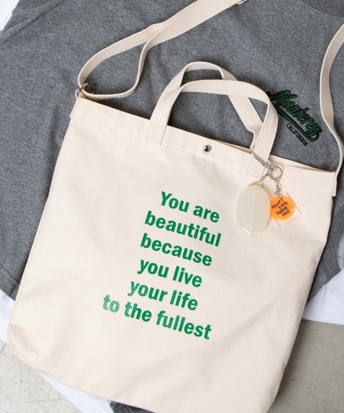 WEGO（ウィゴー）の「WEGO/2wayキャンバスショルダーバッグ/トートバッグ（トートバッグ・レディース・その他1/その他2/その他3/その他4/その他5/その他6/その他8/その他10/その他9/その他7/その他14/その他12/その他11/その他13/その他15/その他16/その他17/その他19/その他23/その他24/その他21/その他22・FREE）」の20枚目の写真