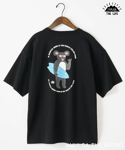 MULGA（モルガ）の「MULGA/モルガ 別注 ビッグシルエット ロゴ刺繍/背面プリント 半袖Tee（Tシャツ/カットソー・メンズ・ホワイト/ブラック/ベージュ/ホワイト系その他/ブラック系その他/ベージュ系その他/ホワイト系その他2/ホワイト系その他3/ブラック系その他2/ブラック系その他3/ベージュ系その他2/ベージュ系その他3・FREE）」の17枚目の写真