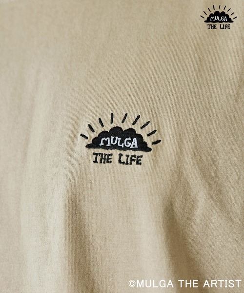 MULGA（モルガ）の「MULGA/モルガ 別注 ビッグシルエット ロゴ刺繍/背面プリント 半袖Tee（Tシャツ/カットソー・メンズ・ホワイト/ブラック/ベージュ/ホワイト系その他/ブラック系その他/ベージュ系その他/ホワイト系その他2/ホワイト系その他3/ブラック系その他2/ブラック系その他3/ベージュ系その他2/ベージュ系その他3・FREE）」の19枚目の写真