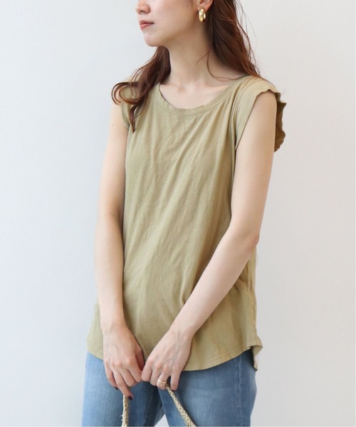 CAL.Berries(カルベリーズ)の「【CAL.Berries / カルベリーズ】COATSAL TEE:Tシャツ◆(タンクトップ・レディース・ホワイト/ブラック/ベージュ・SMALL)」の3枚目の写真