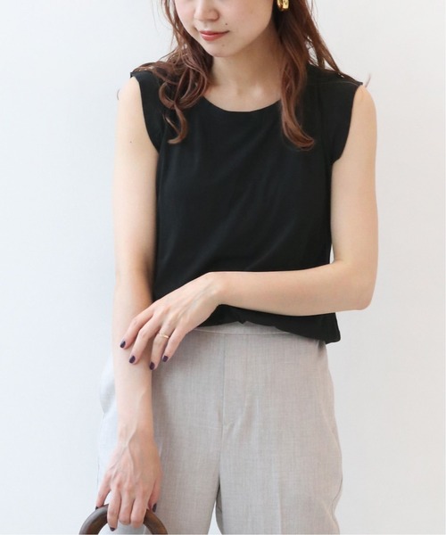 CAL.Berries(カルベリーズ)の「【CAL.Berries / カルベリーズ】COATSAL TEE:Tシャツ◆(タンクトップ・レディース・ホワイト/ブラック/ベージュ・SMALL)」の2枚目の写真