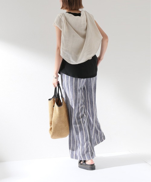 CAL.Berries(カルベリーズ)の「【CAL.Berries / カルベリーズ】COATSAL TEE:Tシャツ◆(タンクトップ・レディース・ホワイト/ブラック/ベージュ・SMALL)」の14枚目の写真