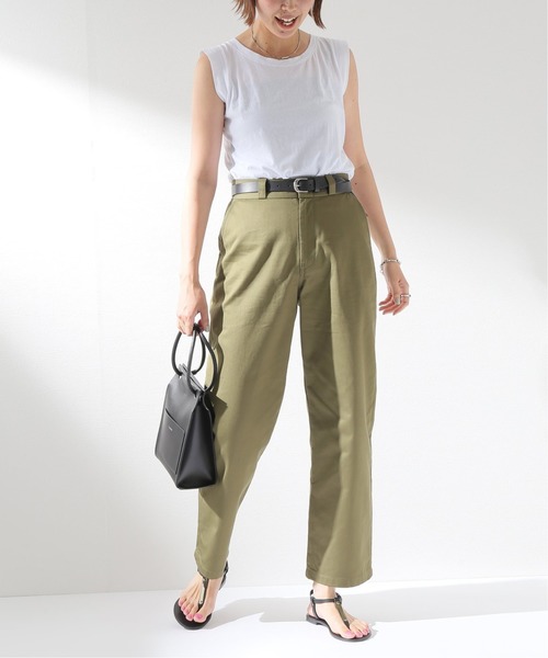 CAL.Berries(カルベリーズ)の「【CAL.Berries / カルベリーズ】COATSAL TEE:Tシャツ◆(タンクトップ・レディース・ホワイト/ブラック/ベージュ・SMALL)」の8枚目の写真