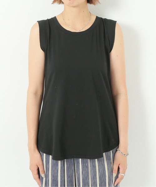 CAL.Berries(カルベリーズ)の「【CAL.Berries / カルベリーズ】COATSAL TEE:Tシャツ◆(タンクトップ・レディース・ホワイト/ブラック/ベージュ・SMALL)」の6枚目の写真