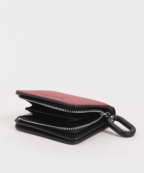 台湾 CHARLES&KEITH ミニ トップ ジップ 二つ折り財布 台湾 CHARLES&KEITH ミニ トップ ジップ 二つ折り財布