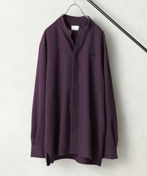 NUMBER (N)INE | 【NUMBER (N)INE】《別注》ウールライクツイル スタンドカラーシャツ(シャツ/ブラウス)