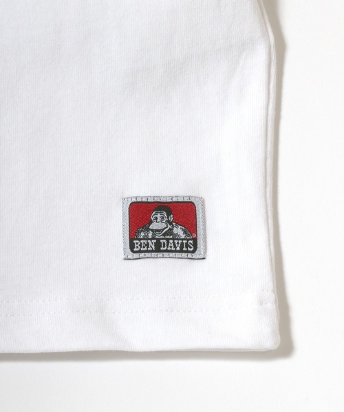 BEN DAVIS(ベンデイビス)の「BEN DAVIS/ベンデイビス 袖プリント バナーロゴ ロングスリーブTシャツ(Tシャツ/カットソー・メンズ・ホワイト/ブラック/ベージュ/パープル・S/M/L/XL)」の12枚目の写真
