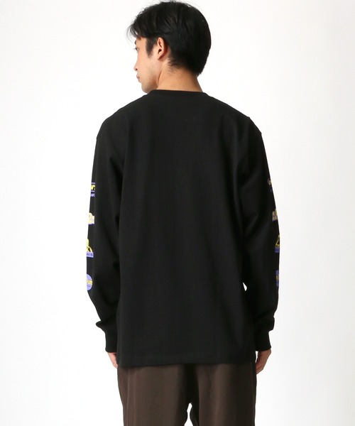 BEN DAVIS(ベンデイビス)の「BEN DAVIS/ベンデイビス 袖プリント バナーロゴ ロングスリーブTシャツ(Tシャツ/カットソー・メンズ・ホワイト/ブラック/ベージュ/パープル・S/M/L/XL)」の19枚目の写真