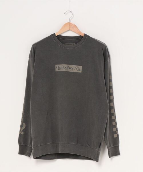 Quiksilver（クイックシルバー）の「クイックシルバー CHECK YO SELF LT（Tシャツ/カットソー・メンズ・マスタード/ブラック/オフホワイト・S/XL/M/L）」の3枚目の写真