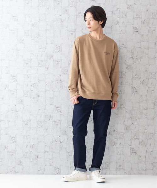 OUTDOOR PRODUCTS APPAREL(アウトドアプロダクツアパレル)の「CAMPモチーフトレーナー ワンポイント刺繍 バックプリント ルーズシルエット ユニセックス ブランド発祥の地をモチーフにしたグラフィックデザイン(スウェット・メンズ・ブラック/ベージュ/アイボリー/ブラウン・MEDIUM/LARGE/X-LARGE)」の22枚目の写真