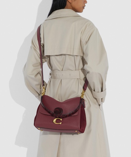 COACH（コーチ）の「メイ ショルダー バッグ ウィズ スネーク