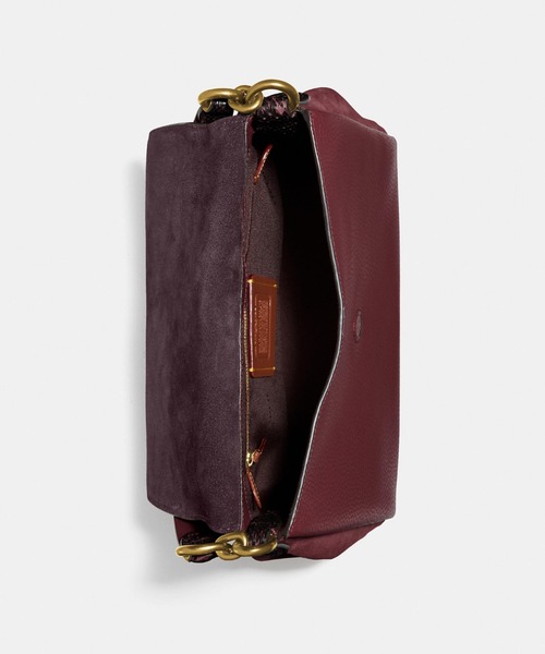 美品　コーチCoach アリー ショルダー バッグ スネークスキン 美品コーチ ハットン スネークスキン ショルダーバッグチェーン
