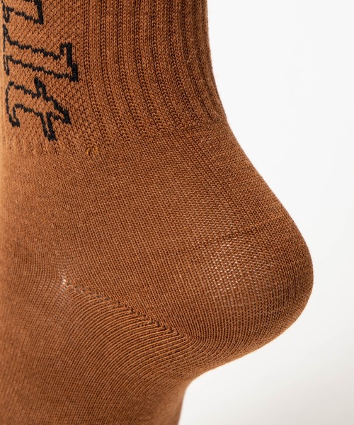 WEGO（ウィゴー）の「WEGO/resultロゴソックス（ソックス/靴下・レディース・ホワイト/ブラック/レッド/キャメル・FREE）」の12枚目の写真