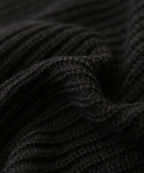 kOhAKU（コハク）の「『アシメチェック柄ニットカーディガン』（カーディガン/ボレロ・レディース・ブラック・1/2）」の8枚目の写真