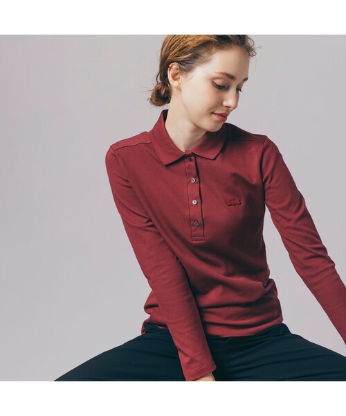 LACOSTE（ラコステ）の「ストレッチポロシャツ（長袖