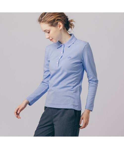 Lacoste 青 長袖ポロシャツ Lacoste 青 長袖ポロシャツ LACOSTE ポロシャツ オリジナル
