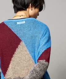 MAISON SPECIAL（メゾンスペシャル）の「ブロッキングモヘアニット 