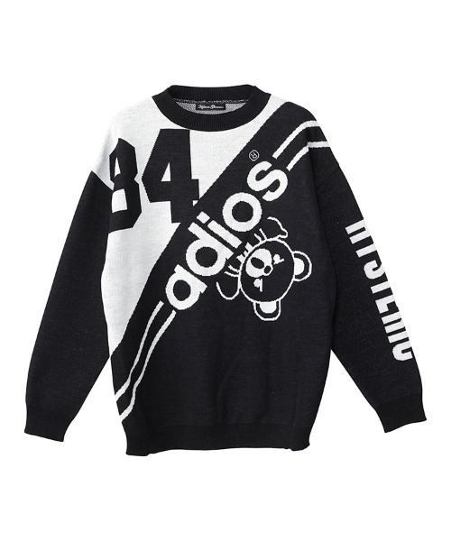 Adiosジャガード ニット セーター トップス プルオーバー ニット セーター Hysteric Glamour ヒステリックグラマー のファッション