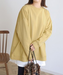 【HERCLOSET】ミニ裏毛ドロストビッグシルエットスウェット